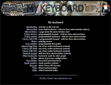 Tablet Screenshot of mykeyboard.co.uk